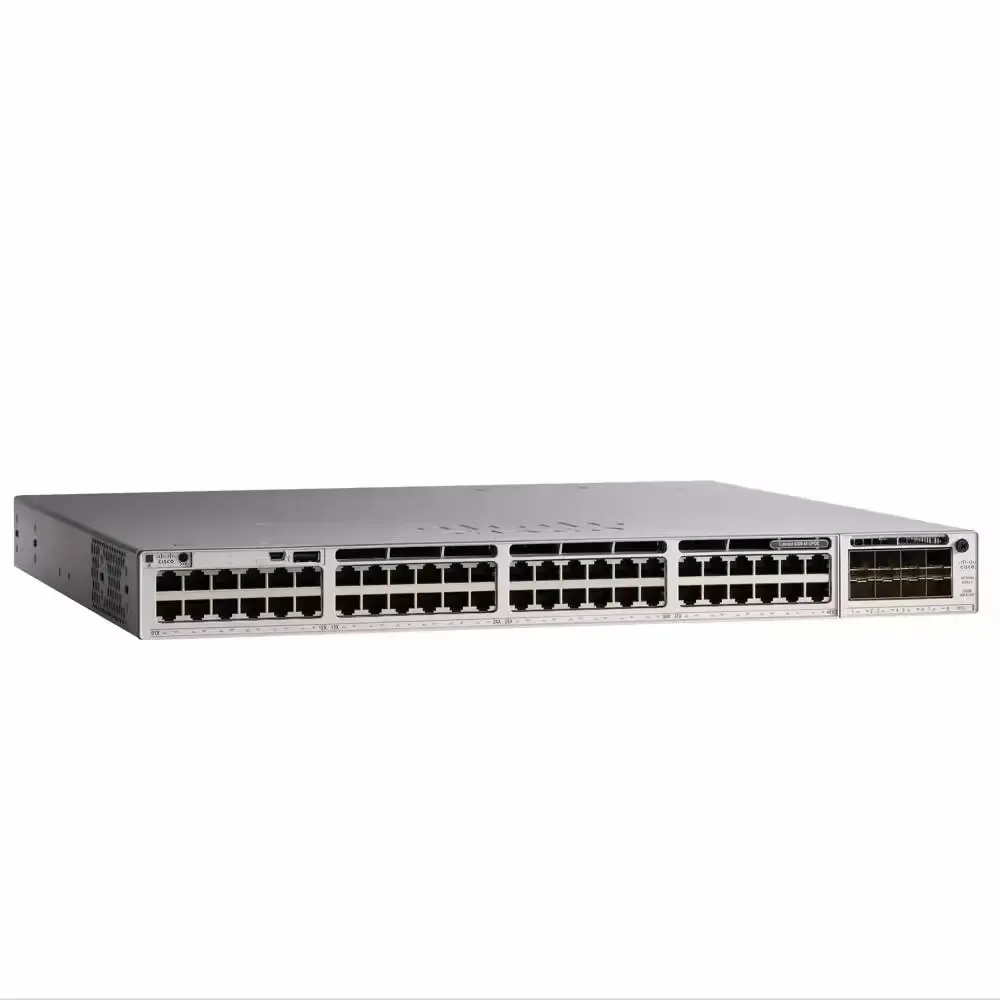 本物のCISCO Catalyst C9200L-48P-4X-E PoEスイッチ48p4x10Gアップリンク2PsWイヤー