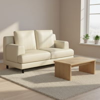 Canapé sectionnel moderne avec coussins moelleux, ensemble de canapés à trois places rembourrés en éponge pour salon, villa, appartements