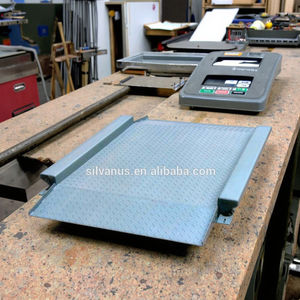 Elektronische Wasserdichte <span class=keywords><strong>5t</strong></span> Bodenwaage aus Edelstahl mit Doppelrampen - Product Image 3