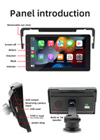 Voiture intelligente à écran tactile de 7 pouces pour lecteur DVD avec Wifi 5G Radio stéréo de voiture GM Audio FM et lecteur MP5 avec amplificateur RGB