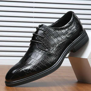 Chaussures Oxford en cuir poli de qualité supérieure pour hommes, style 2025 - Imperméables, brillance miroir, polyvalentes, chaussures de cérémonie, chaussures de mariage - Product Image 6