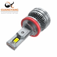 Feux de voiture LED de style N2 H11 4300K 6500K 11000 lumens par ensemble avec des puces 3570 pour l'éclairage automobile