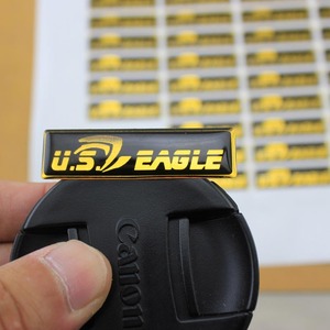 Autocollant en époxy amovible auto-adhésif décoratif personnalisé pour cadeaux promotionnels, étiquette de logo auto-adhésif personnalisé <span class=keywords><strong>fantaisie</strong></span> - Product Image 1