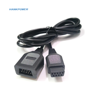Câble d'extension 9 broches pour SEGA Genesie 2/3, 1,8 m