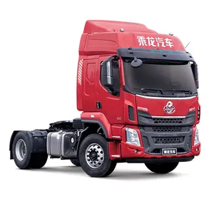 सस्ती कीमत ट्रक ट्रेलर ट्रैक्टर डोंगफेंग नया/प्रयुक्त ट्रैक्टर ट्रक 4*2 340HP ट्रैक्टर ट्रक हेड कीमत के साथ