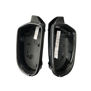 Cubiertas de espejo lateral de fibra de carbono, cubierta de espejo retrovisor con <span class=keywords><strong>ALC</strong></span> para Audi B8.5 A4L A5 S4 RS4 RS5 - Product Image 2