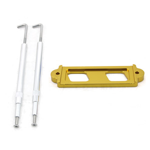 Support de montage de batterie en alliage d'aluminium pour Honda Civic 88-00, support de batterie de voiture avec tiges de support réglables - Product Image 3
