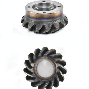 Roda gigi Bevel baja 45 # kustom dengan seruling Spiral gigi keras untuk mesin & industri OEM Gearbox inti & komponen Motor - Product Image 6