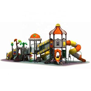 High Quality Amusement Park Outdoor Playground Equipment Kids <b>Plastic</b> <b>Slide</b> Used Park Play Games for Sale - Product Image 2