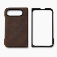 Étui en cuir Crazy Horse vintage pour iPhone Duo N52, coque antichoc magnétique puissante OEM/ODM