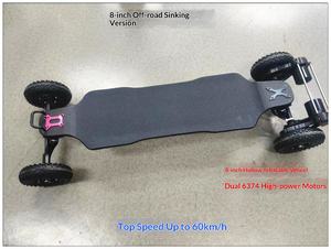 [<span class=keywords><strong>Dr</strong></span>. Dong] Skateboard Elettrico Fuoristrada a Quattro Ruote con Telecomando Wireless Glit, Ammortizzatori, Ruote da 8 Pollici, 52V - Product Image 1