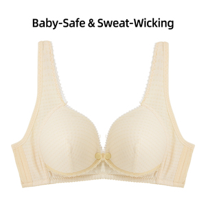 Fornitore OEM di <span class=keywords><strong>Reggiseni</strong></span> per <span class=keywords><strong>Allattamento</strong></span>, Reggiseno Premaman Facile da Indossare con Una Mano, in <span class=keywords><strong>Cotone</strong></span> con Chiusura Frontale per Nuove Mamme - Product Image 5