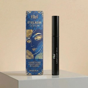 Suero para el Crecimiento de Pestañas FITN, Marca Privada OEM, Logotipo Personalizado, 5 ml, Péptido, Biotina, Suero Vegano para Pestañas, Proveedor Mayorista, MOQ Bajo Disponible - Product Image 1