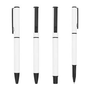 Nouveaux stylos gel promotionnels en aluminium avec finition caoutchoutée, excellents stylos à bille 1,0 mm rechargeables avec LOGO personnalisé pour promotion, cadeau d'hôtel - Product Image 3