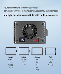 พัดลมระบายความร้อนระบบระบายความร้อนกล้องหม้อน้ำเซมิคอนดักเตอร์สำหรับ Sony Canon Fujifilm <span class=keywords><strong>Nikon</strong></span> A7M4 R8 R7 <span class=keywords><strong>R6</strong></span> XT4 - Product Image 6