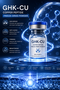Factory Hot Sale High-Quality Ghk-Cu <b>Powder</b> Blue <b>Copper</b> Peptide - Product Image 4