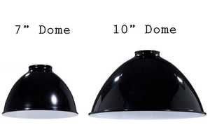 Cortina esmaltada de 10 ", diseño de cúpula a elegir, suministros de alta calidad para sus lámparas de iluminación hechas a mano, colgantes de Metal, etc.