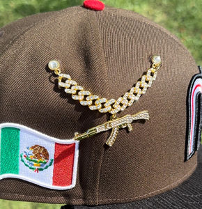 Kalung salib berlian bulat logam kustom kalung salib Yesus jimat unik untuk wanita trendi pria pin topi - Product Image 6