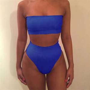 Traje de Baño K1258 para Mujer, Conjunto de 2 Piezas, Traje de Baño de Cintura Alta con Tanga, Ropa de Playa - Product Image 6