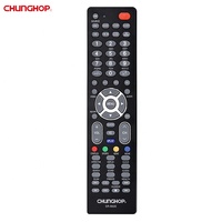 Télécommande TV dédiée 1-en-1 à code fixe en plastique 63 boutons SR-902E pour téléviseurs Skyworth