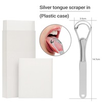 Offre Spéciale en ligne personnalisé 100% 304 nettoyeurs de langue en acier inoxydable ensemble de grattoir à langue en métal