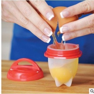 Silicone <b>Egg</b> Cup Cooker 1pc Manual Kitchen Tool For Steaming <b>Eggs</b> - Product Image 1
