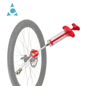 MTB自行车轮胎填充工具维修工具通用Pvc密封剂注入器无内胎轮胎密封剂注入器设置