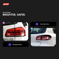 Nouveau feu arrière de style automobile pour VW 2013-2017, clignotant LED, indicateur de freinage dynamique, DRL, accessoires automobiles, garantie 1 an