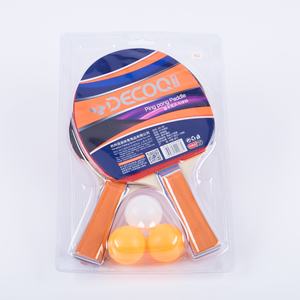 Profesyonel çift yüz sivilce-in kauçuk Ping Pong raket saf ahşap masa tenis raketi taşınabilir spor ekipmanları - Product Image 4