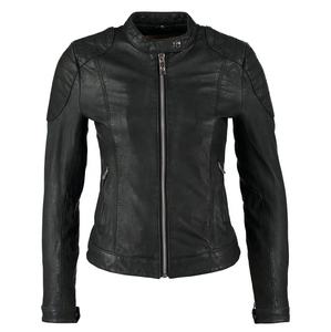 แจ็กเก็ตหนังสำหรับผู้หญิงใส่กลางแจ้งเสื้อแจ็คเก็ตหนังมีซิปสำหรับใส่ในฤดูหนาวสินค้าดีไซน์ไม่ซ้ำใคร - Product Image 1