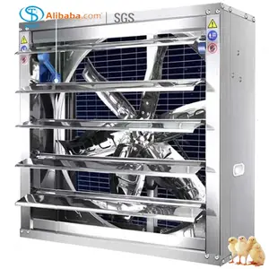 Top Quality Automatic Shutter Wall Mounted Poultry Greenhouse Industrial Exhaust Fan