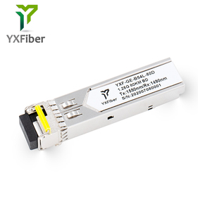 Yxfiber <span class=keywords><strong>SFP</strong></span> 1.25G bidi 80km 1490nm/1550nm duy nhất chế độ sợi quang LC tương thích thu phát quang nhà máy - Product Image 5