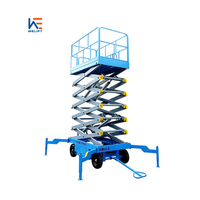 Certificats CE 3 Mètres 4 Mètres 6 Mètres 300Kg Aéroport Portable Mini Man Lift Plate-Forme Verticale Élévatrice Intérieur Mobile Scissor Lift