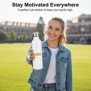 Cita inspiradora: "Nos atrevemos con el viento y nunca regresamos sin nada en las manos", pegatina hecha de vinilo impermeable - Product Image 4