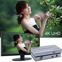 Xput 10KM 4K 30Hz 1080P UHD HDMI USB KVM Extender 4K/30Hz HDMI LC Extensor de fibra sobre fibra 10KM