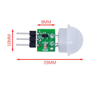 Módulo de Detección de Cuerpo Humano Miniatura HC-SR312, Módulo PIR, Sensor Infrarrojo Termoluminiscente de Cuerpo Humano - Product Image 4