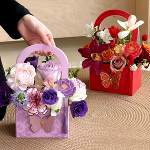 Cajas de Regalo de Papel Románticas al por Mayor para Festivales, Elegantes, Reciclables, Ecológicas, con Recubrimiento UV CMYK - Product Image 3