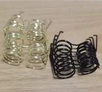 Mini-poupée personnalisée, petites lunettes, ressort en acier, ornement DIY avec design de forme spéciale
