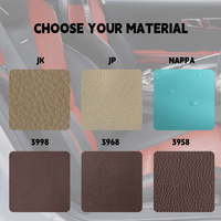 Tissu tricoté matelassé brodé en PVC/PU/TPU à double couture pour la décoration intérieure, les canapés, les sièges de voiture, les revêtements de meubles et les chaises, imperméable