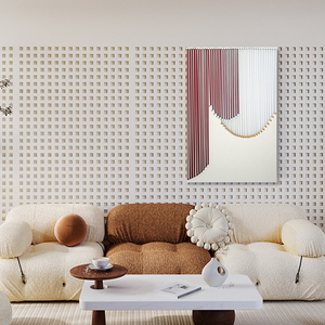 Décoration de la maison encadrée moderne technique mixte oeuvre d'art à la main peinture 3D abstraite décorée <span class=keywords><strong>cadre</strong></span> d'art mural - Product Image 5