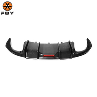 Diffuseur Arrière en Fibre de Carbone de Haute Qualité Style KB pour Audi S4 A4 B8.5, Kit Carrosserie de Pare-chocs Arrière Vente Flash 2013-2016