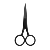 Ciseaux de manucure professionnels en acier inoxydable de petite taille, lame droite ultra-affûtée, lime à ongles