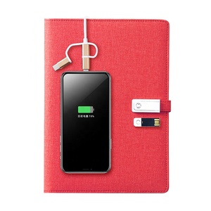 Eco friendly custom printing magnetic powerbank usb notebook