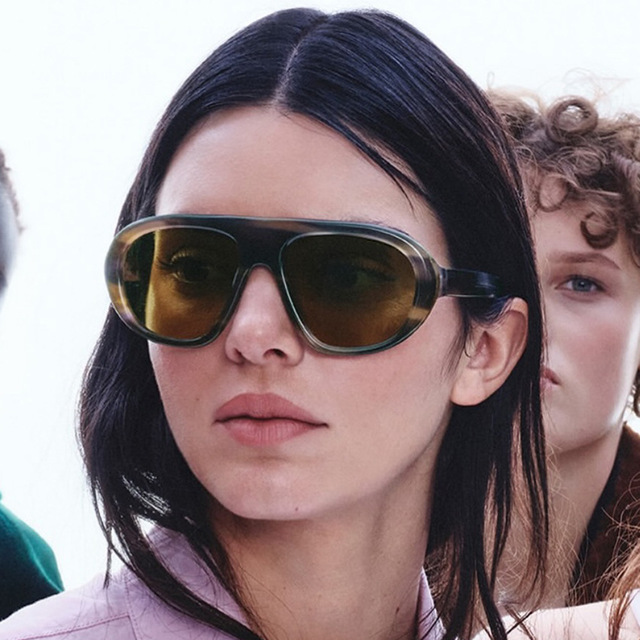 68367 New Luxury Trendy Sunglasses Women Men Fashion Square Oversized Shades Eyewear Gafas De Sol Sun Glasses