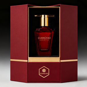 Flacone di Profumo in Vetro Rosso <span class=keywords><strong>Vino</strong></span> Personalizzato da 50ml con Atomizzatore Unico a Crimpatura, Bottiglia Spray di Lusso per Donne, Confezione Regalo Premium - Product Image 6