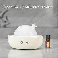 Diffuseur de parfum d'aromathérapie en verre bois naturel lumière LED 7 couleurs humidificateur à brume fraîche 200ml diffuseur d'arôme d'huile essentielle hôtels