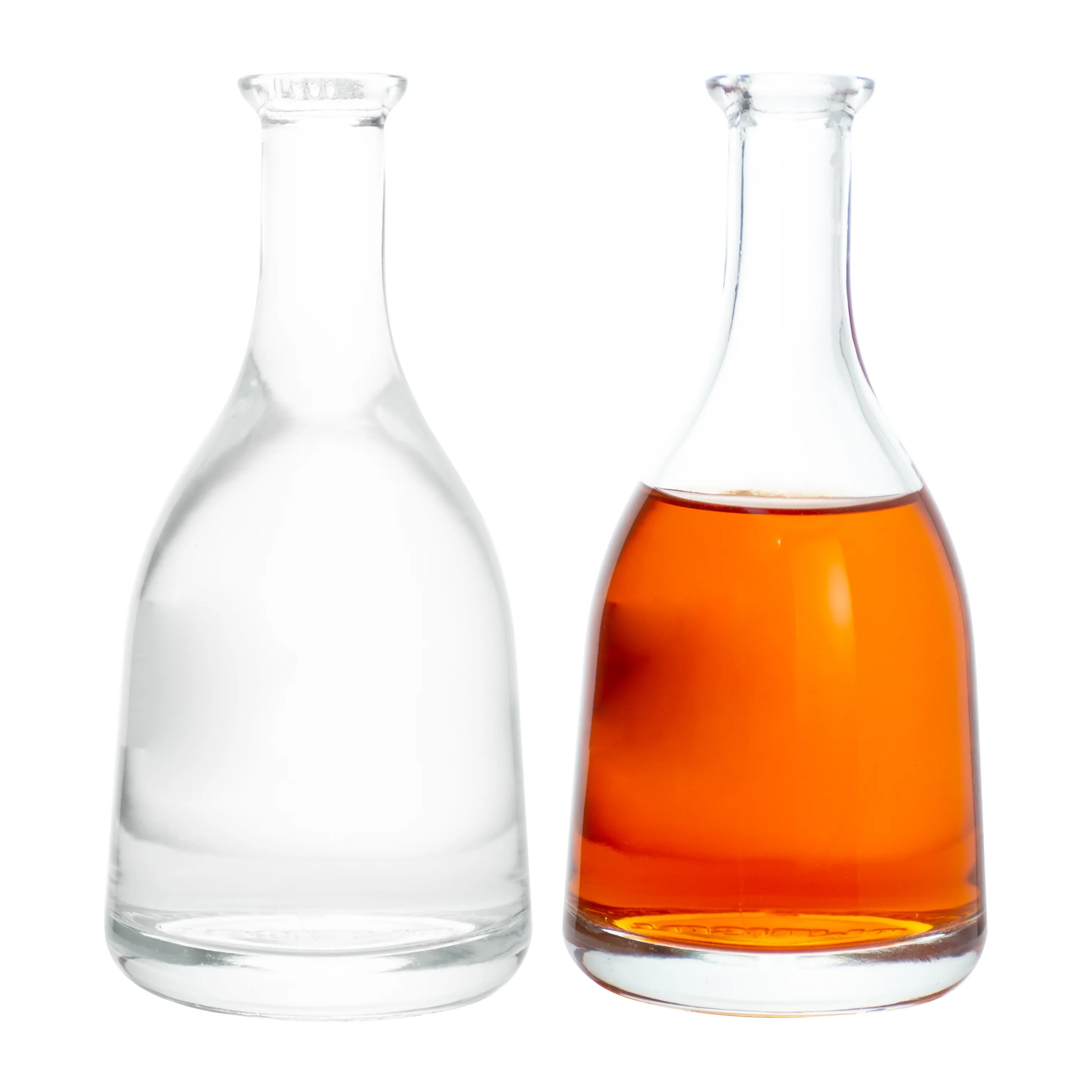 زجاجة مضادة للماء بسعر المصنع مزودة بقمة من الزجاج المزودة بمسمار من الألومنيوم زجاجة عصير زجاجة زجاج لتعبئة الفودكا