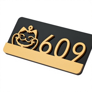 Plaques de Porte Modernes Créatives en Acrylique Résistantes à l'Eau pour Hôtels, Appartements et Usage Familial - Personnalisables et de Luxe - Offre Spéciale - Product Image 4