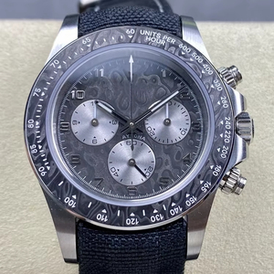 Montre mécanique de luxe de qualité supérieure, étanche, 40 mm, acier inoxydable 904L, mouvement ETA 4130, nouvelle montre en carbone, fabriquée par DIW Factory - Product Image 1