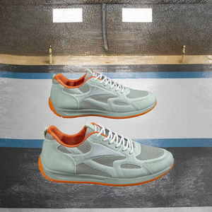 Scarpe da Corsa Casual Personalizzate di Alta Qualità Bottegas Venetas Orbit Low-top, Sneakers Retrò in Rete Argentata, Tendenza Moda per Camminare - Product Image 3